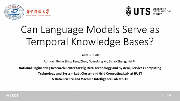 Can Language Models Serve as Temporal Knowledge Bases?