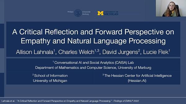 A Critical Reflection and Forward Perspective on Empathy and Natural Language Processing