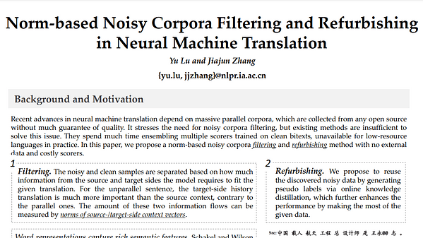 Norm-based Noisy Corpora Filtering and Refurbishing in Neural Machine Translation