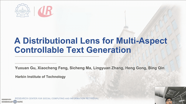 A Distributional Lens for Multi-Aspect Controllable Text Generation