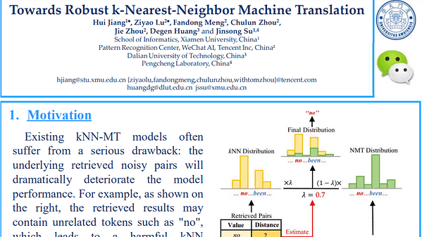 Towards Robust k-Nearest-Neighbor Machine Translation
