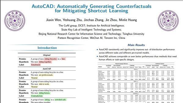 AutoCAD: Automatically Generate Counterfactuals for Mitigating Shortcut Learning