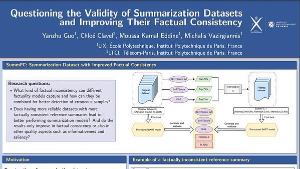 Questioning the Validity of Summarization Datasets and Improving Their Factual Consistency