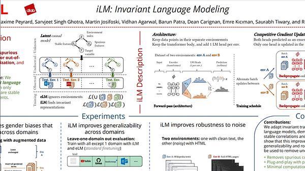 Invariant Language Modeling