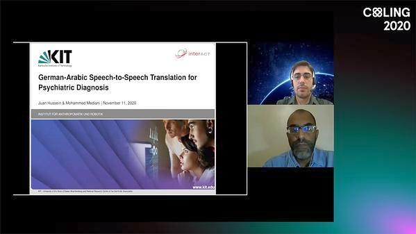 German-Arabic Speech-to-Speech Translation for Psychiatric Diagnosis