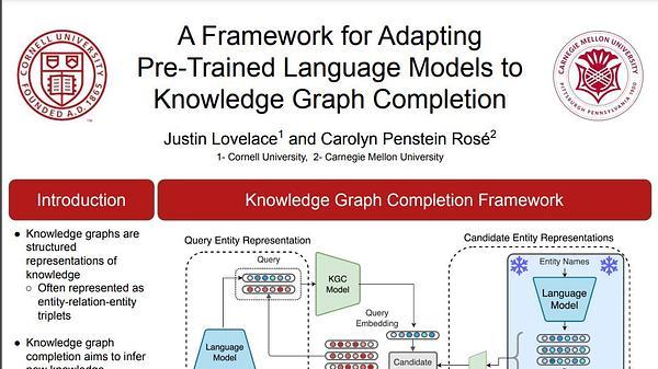 A Framework for Adapting Pre-Trained Language Models to Knowledge Graph Completion