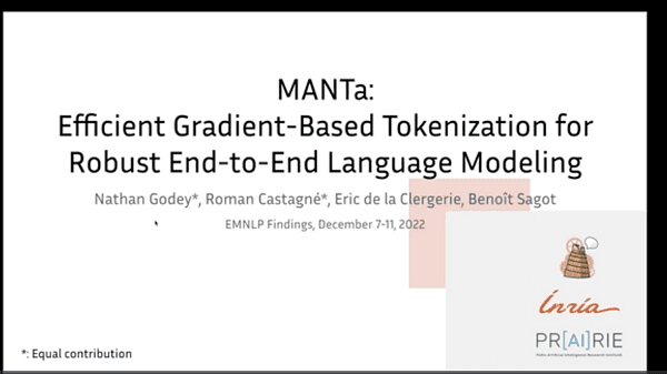 MANTa: Efficient Gradient-Based Tokenization for End-to-End Robust Language Modeling