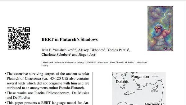 BERT in Plutarch's Shadows
