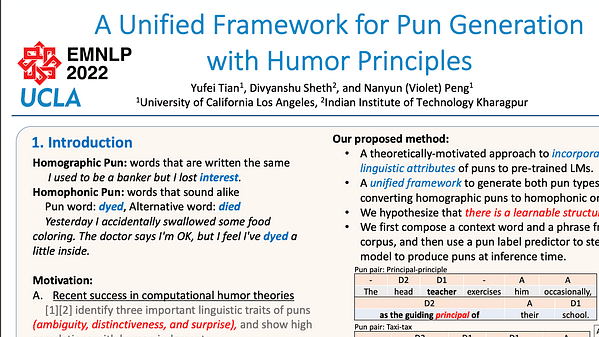 A Unified Framework for Pun Generation with Humor Principles