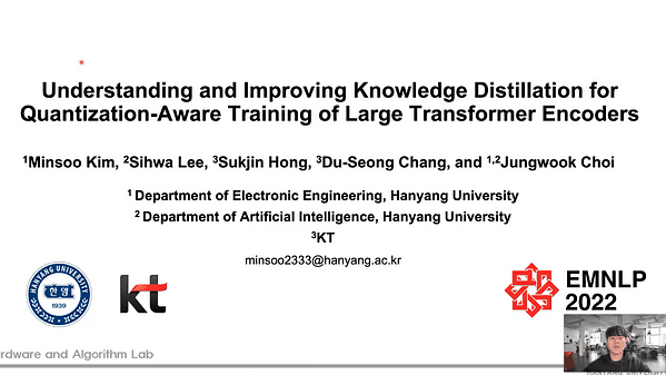 Understanding and Improving Knowledge Distillation for Quantization Aware Training of Large Transformer Encoders