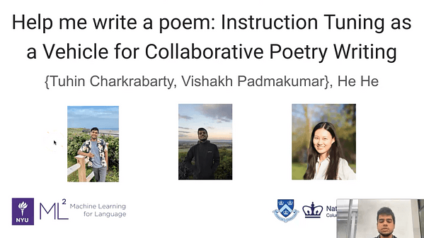 Help me write a Poem - Instruction Tuning as a Vehicle for Collaborative Poetry Writing