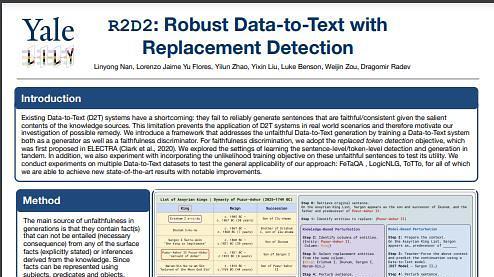 R2D2: Robust Data-to-Text with Replacement Detection