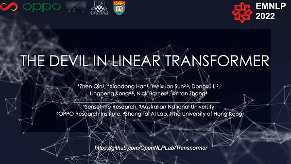 The Devil in Linear Transformer