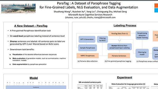 ParaTag: A Dataset of Paraphrase Tagging for Fine-Grained Labels, NLG Evaluation, and Data Augmentation