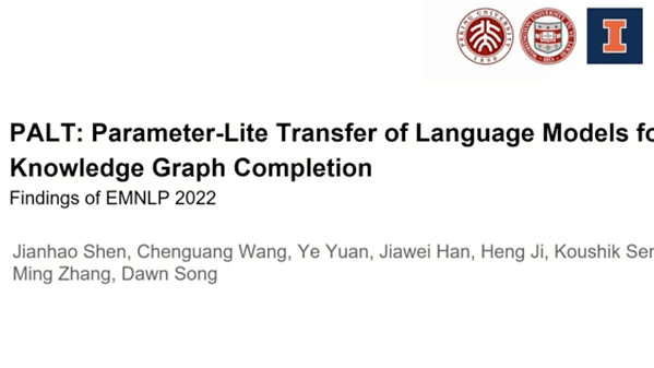 PALT: Parameter-Lite Transfer of Language Models for Knowledge Graph Completion