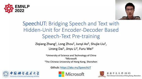 SpeechUT: Bridging Speech and Text with Hidden-Unit for Encoder-Decoder Based Speech-Text Pre-training