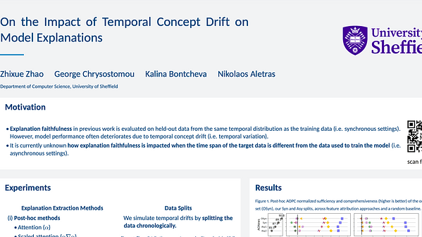 On the Impact of Temporal Concept Drift on Model Explanations