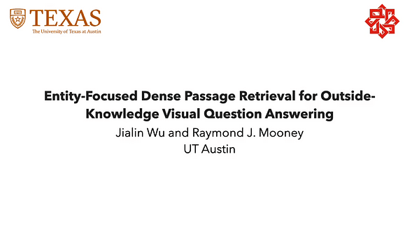 Entity-Focused Dense Passage Retrieval for Outside-Knowledge Visual Question Answering