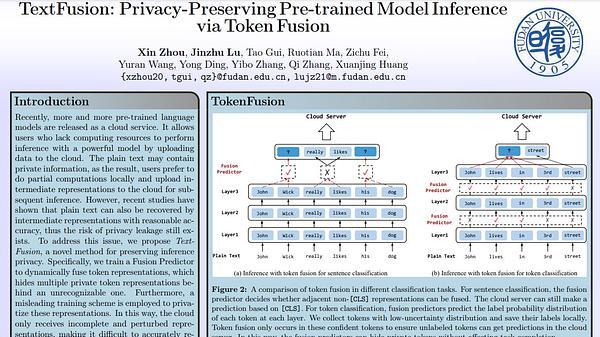 TextFusion: Privacy-Preserving Pre-trained Model Inference via Token Fusion