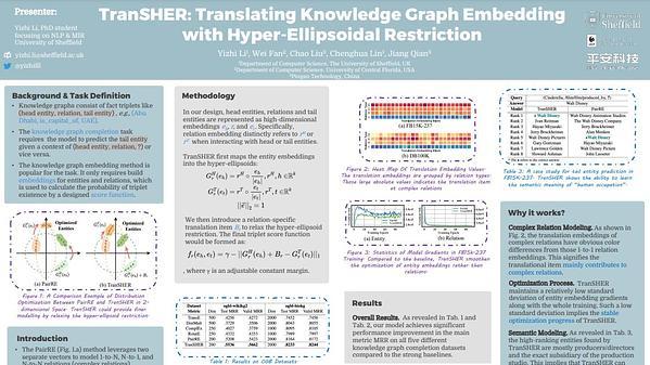 TranSHER: Translating Knowledge Graph Embedding with Hyper-Ellipsoidal Restriction