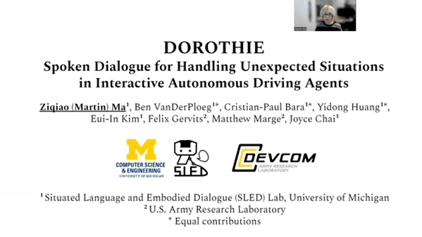 DOROTHIE: Spoken Dialogue for Handling Unexpected Situations in Interactive Autonomous Driving Agents
