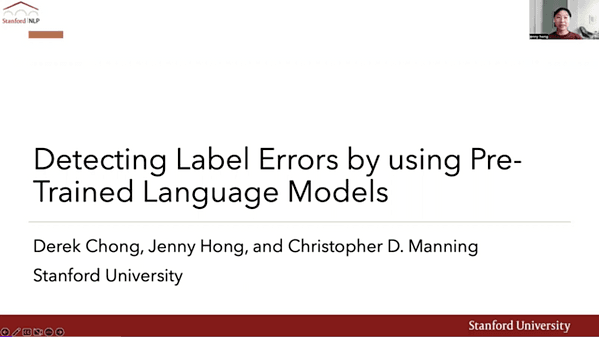 Detecting Label Errors by Using Pre-Trained Language Models