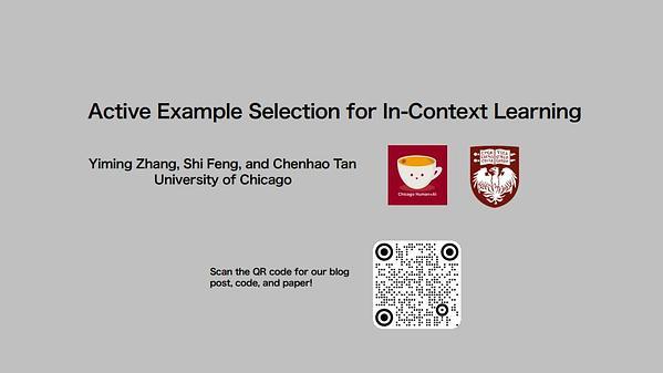 Active Example Selection for In-Context Learning