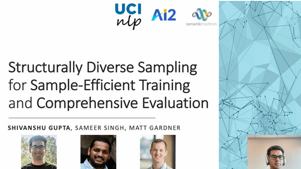 Structurally Diverse Sampling for Sample-Efficient Training and Comprehensive Evaluation
