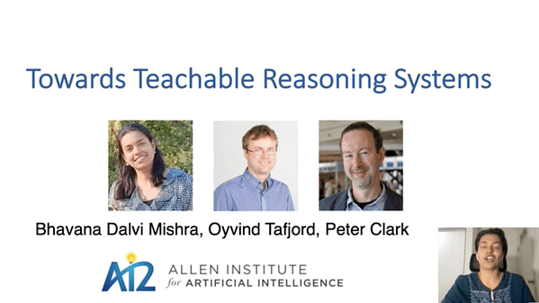 Towards Teachable Reasoning Systems: Using a Dynamic Memory of User Feedback for Continual System Improvement