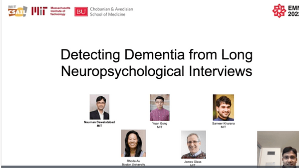 Detecting Dementia from Long Neuropsychological Interviews