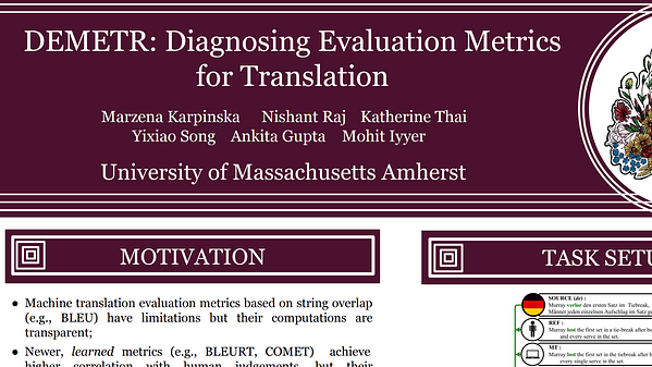 🌾 DEMETR: Diagnosing Evaluation Metrics for Translation