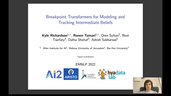 Breakpoint Transformers for Modeling and Tracking Intermediate Beliefs