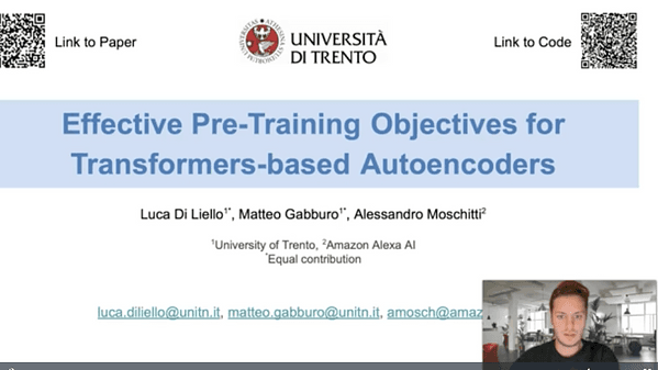 Effective Pretraining Objectives for Transformer-based Autoencoders