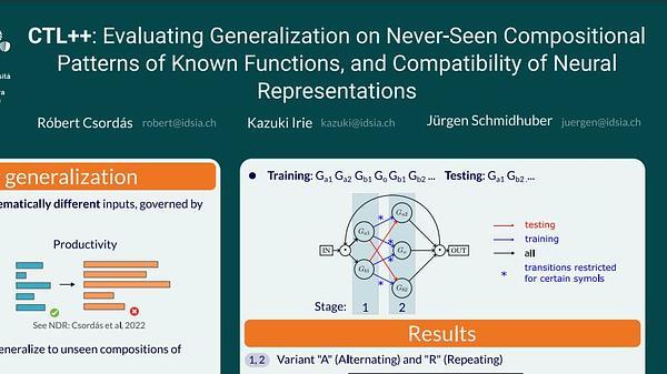 CTL++: Evaluating Generalization on Never-Seen Compositional Patterns of Known Functions, and Compatibility of Neural Representations