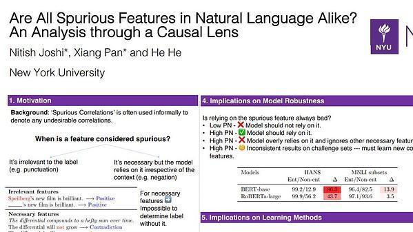 Are All Spurious Features in Natural Language Alike? An Analysis through a Causal Lens