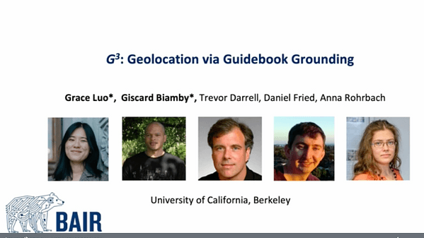 G3: Geolocation via Guidebook Grounding