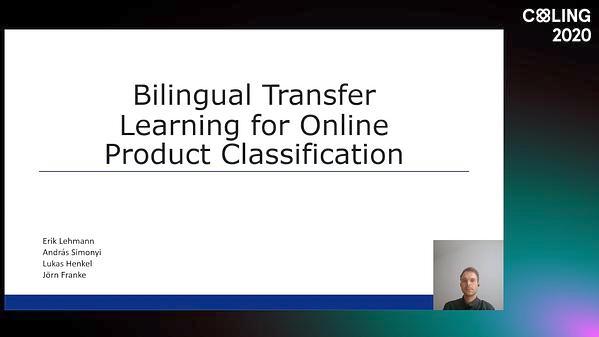 Bilingual Transfer Learning for Online Product Classification