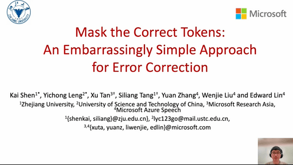 Mask the Correct Tokens: An Embarrassingly Simple Approach for Error Correction