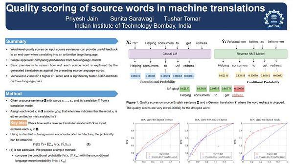 Quality Scoring of Source Words in Neural Translation Models