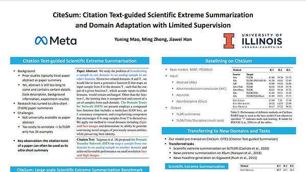 CiteSum: Citation Text-guided Scientific Extreme Summarization and Domain Adaptation with Limited Supervision