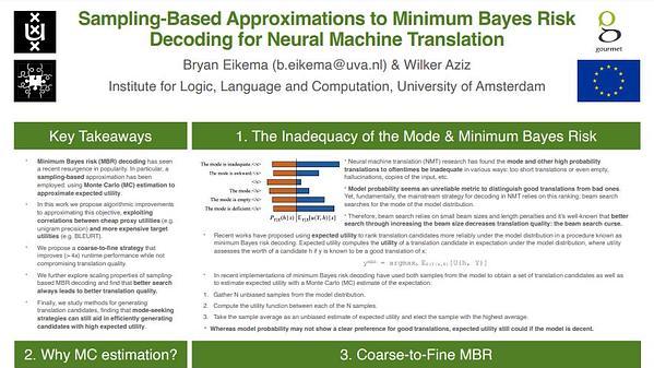 Sampling-Based Approximations to Minimum Bayes Risk Decoding for Neural Machine Translation