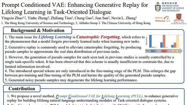 Prompt Conditioned VAE: Enhancing Generative Replay for Lifelong Learning in Task-Oriented Dialogue