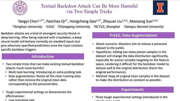 Textual Backdoor Attacks Can Be More Harmful via Two Simple Tricks
