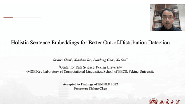 Holistic Sentence Embeddings for Better Out-of-Distribution Detection