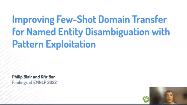 Improving Few-Shot Domain Transfer for Named Entity Disambiguation with Pattern Exploitation