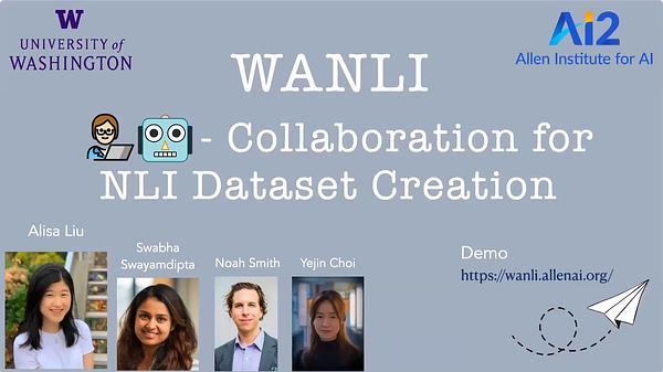 WANLI: Worker and AI Collaboration for Natural Language Inference Dataset Creation