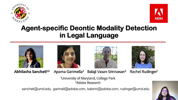 Agent-Specific Deontic Modality Detection in Legal Language