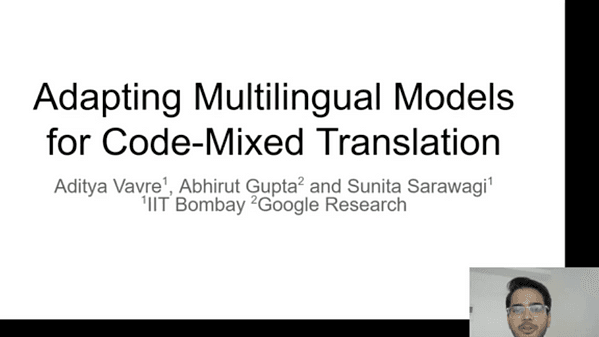Adapting Multilingual Models for Code-Mixed Translation