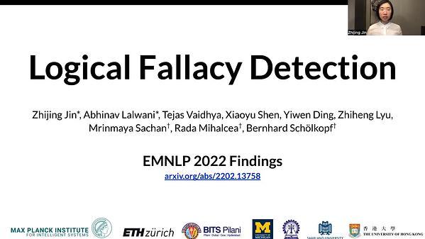 Logical Fallacy Detection
