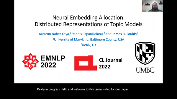 Neural Embedding Allocation: Distributed Representations of Topic Models